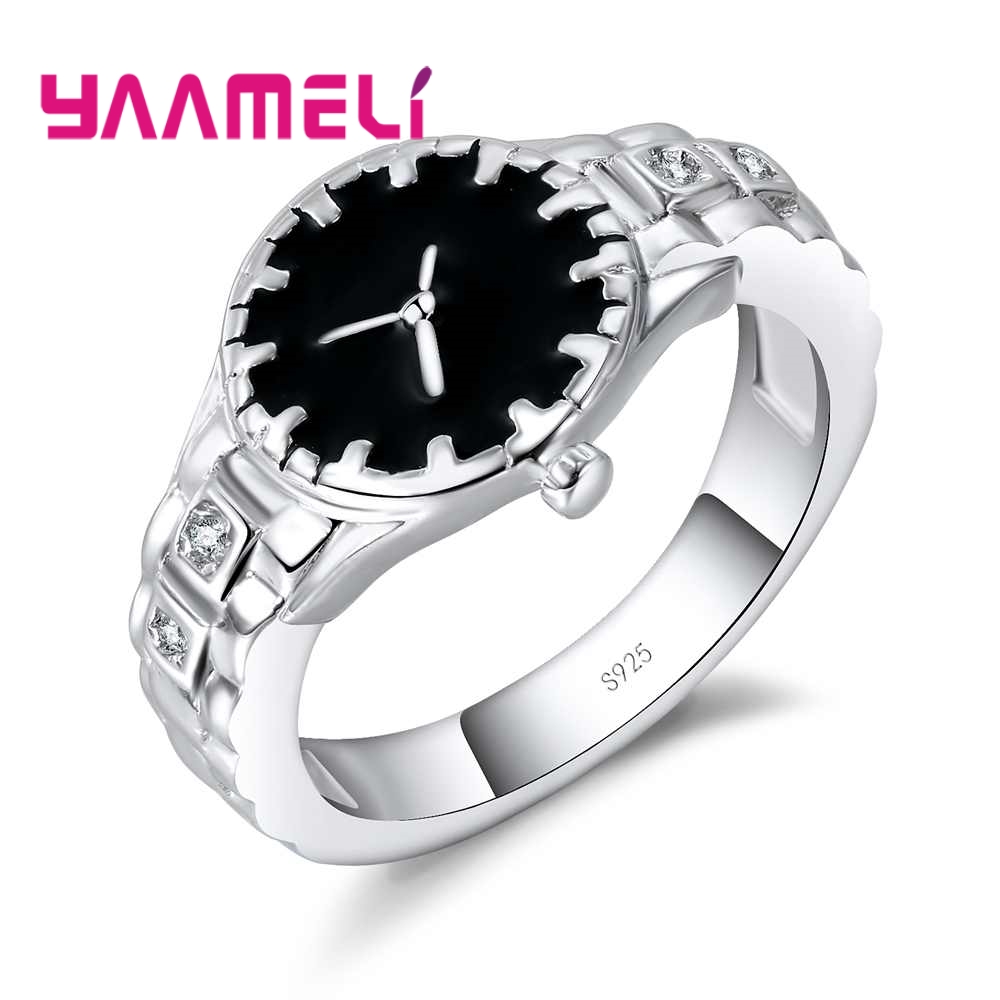 Fine Jewelry Watches Women - 925 스털링 실버 CZ 반지 여성용,