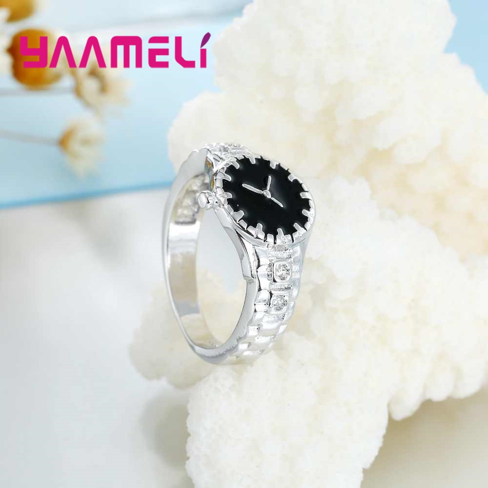 925 스털링 실버 CZ 반지 여성용, 신비한 크리스탈 - Fine Jewelry Watches Women 리뷰 및 가격