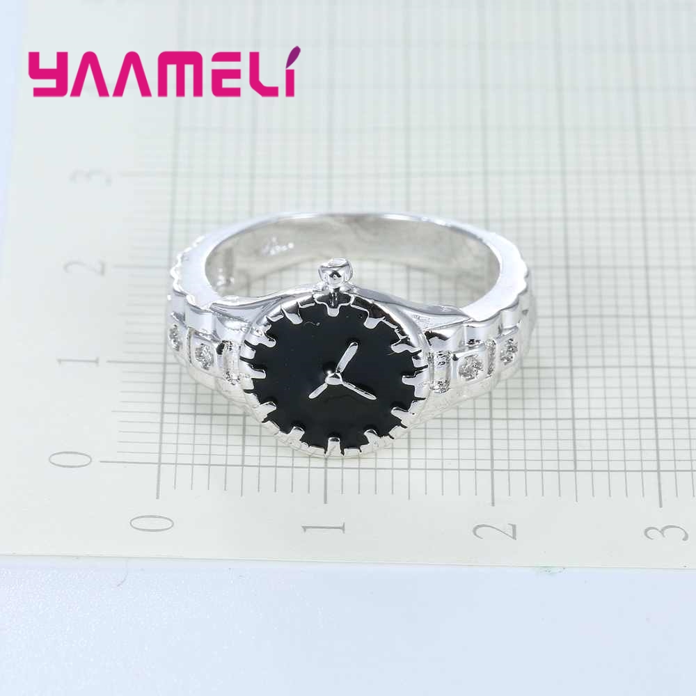 925 스털링 실버 CZ 반지 여성용, 신비한 크리스탈 - Fine Jewelry Watches Women 리뷰 및 가격