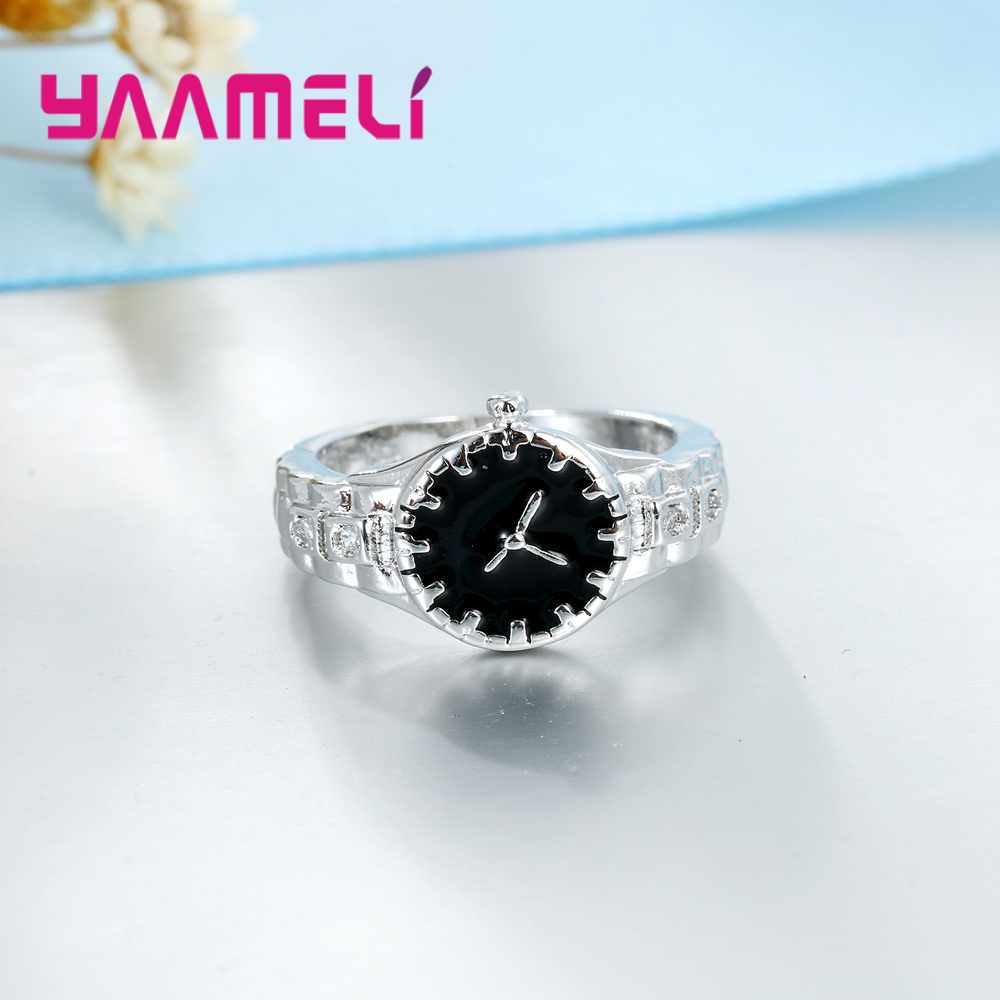 925 스털링 실버 CZ 반지 여성용, 신비한 크리스탈 - Fine Jewelry Watches Women 리뷰 및 가격