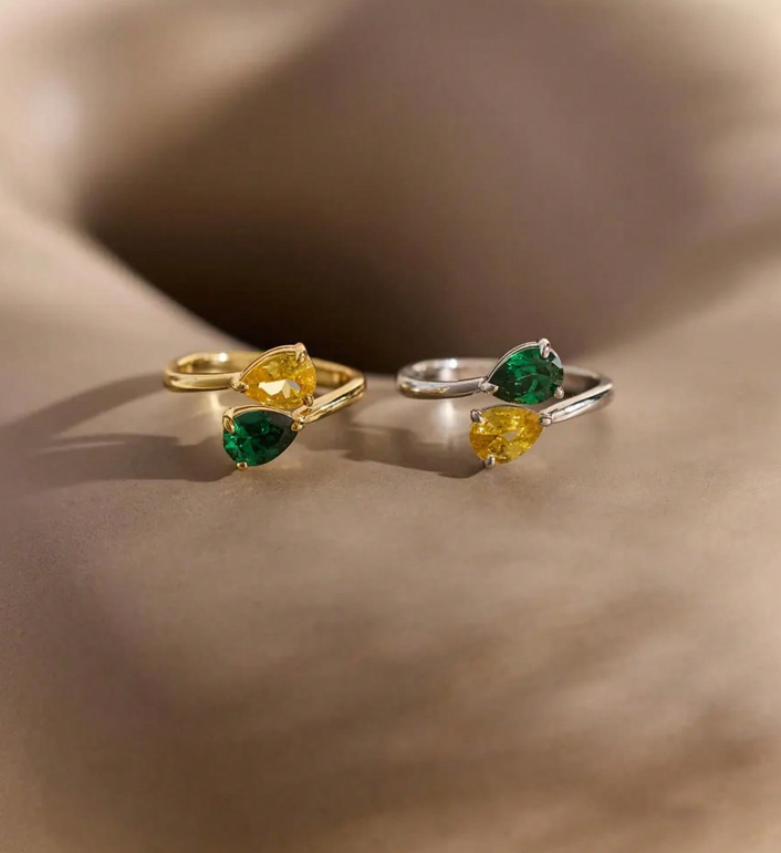 라티파 맞춤형 스태거드 탄생석 반지, 개인 맞춤 탄생석 - Birthstone Ring Set 리뷰 및 가격