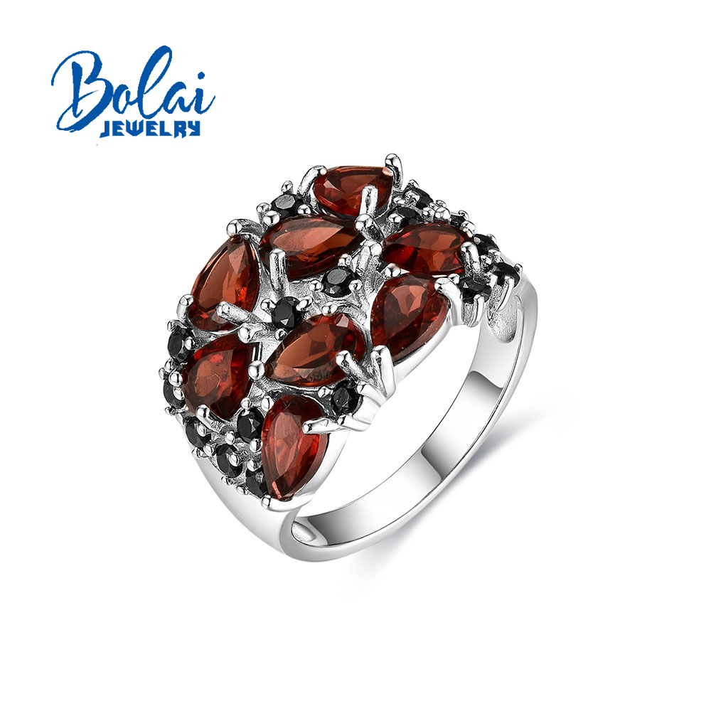 심플한 디자인의 천연 가넷 1월 탄생석 반지 925 스 - Birthstone Ring Set 리뷰 및 가격