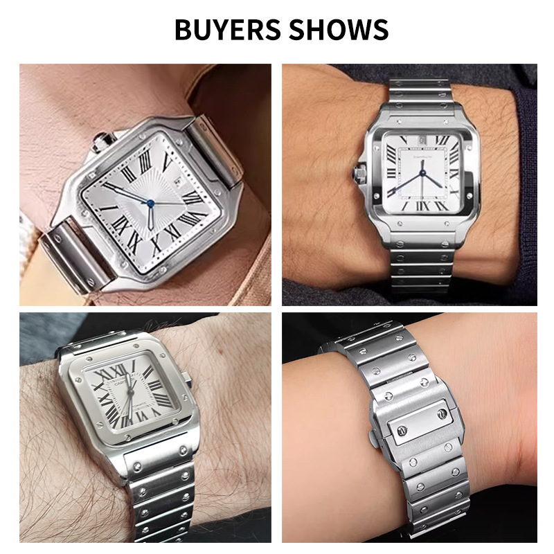 까르띠에 산토스 시리즈 산토스 오리지널 산토스100 팔 - Cartier Watch Santos 리뷰 및 가격