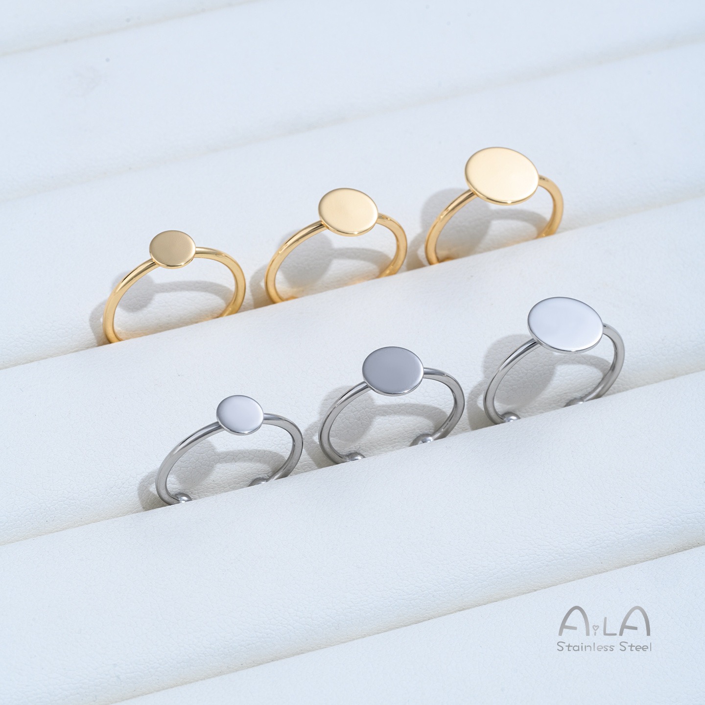 변색없는 티타늄 스틸 플랫 링 밴드 조절 가능한 오픈  - Titanium Steel Ring 리뷰 및 가격
