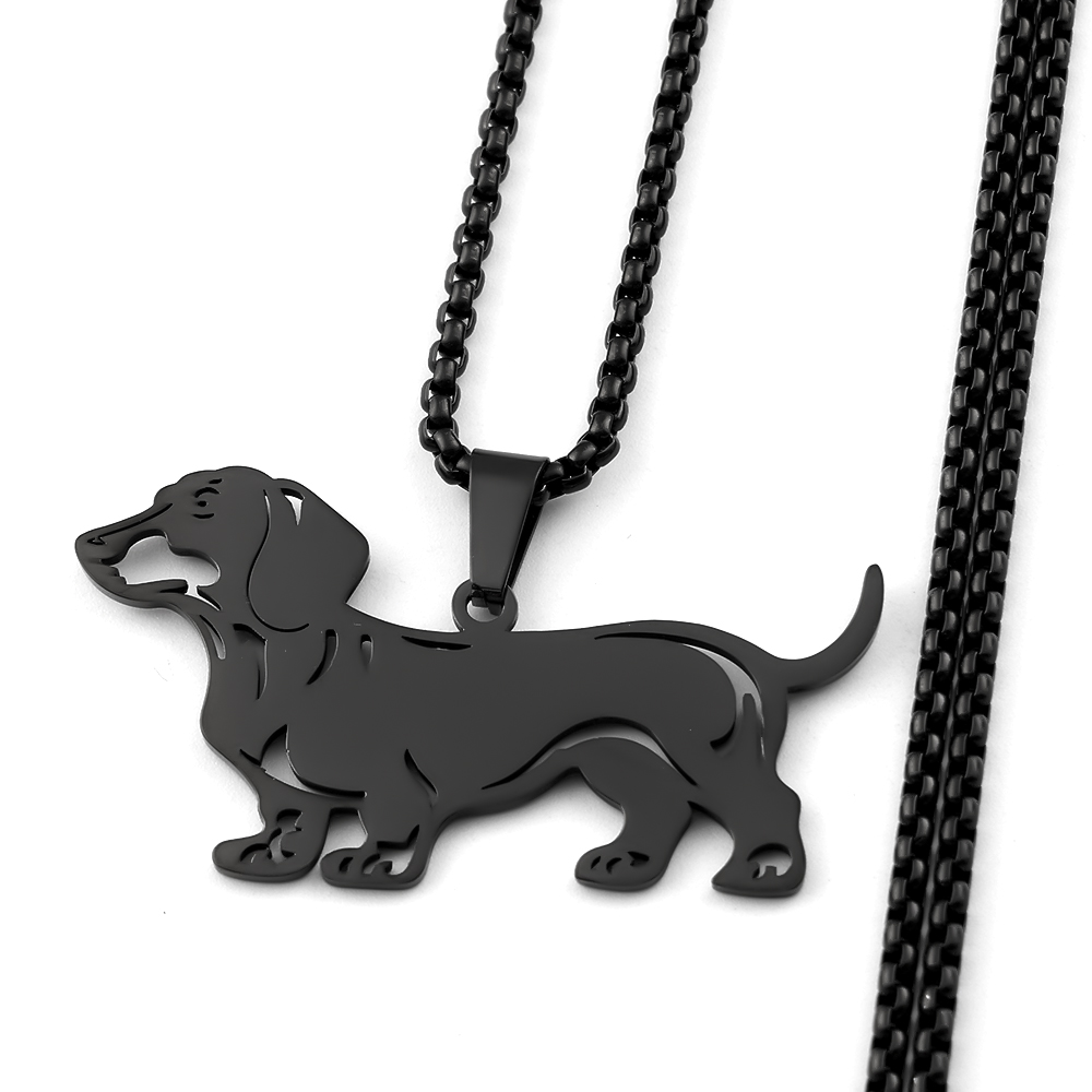 여성 남성용 도시에 소시지 강아지 펜던트 목걸이, 스테 - Mens Dog Tag Necklace 리뷰 및 가격