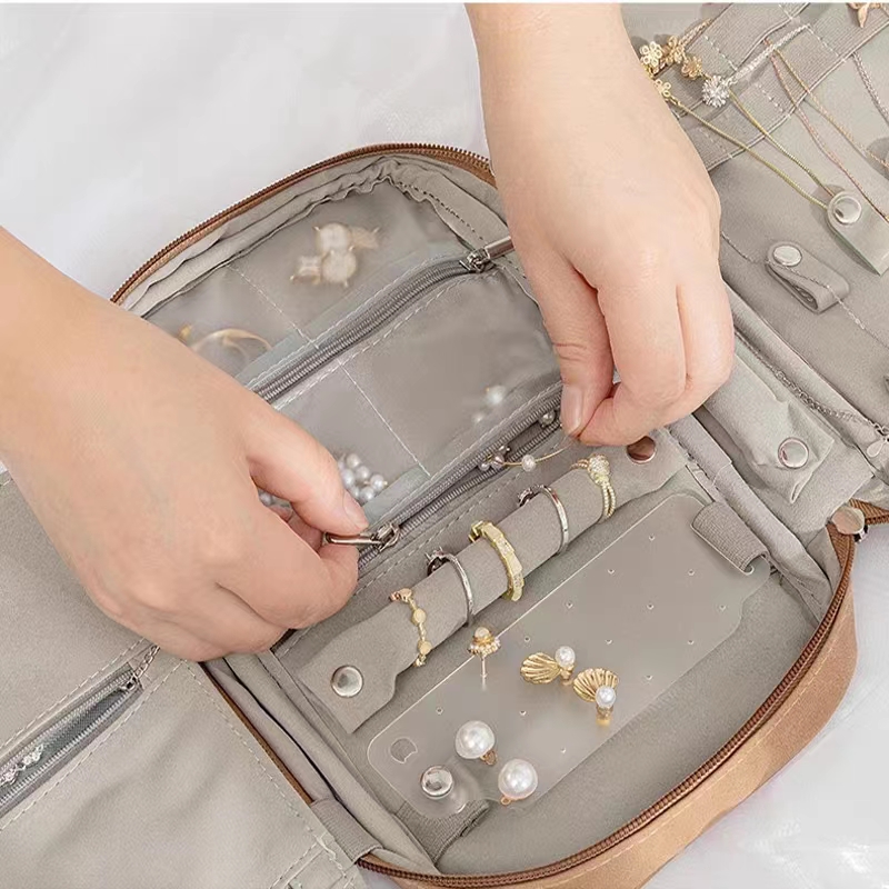 여행용 보관 가방, 목걸이, 시계 상자, 휴대용 링 정 - Jewelry Essentials Watches 리뷰 및 가격