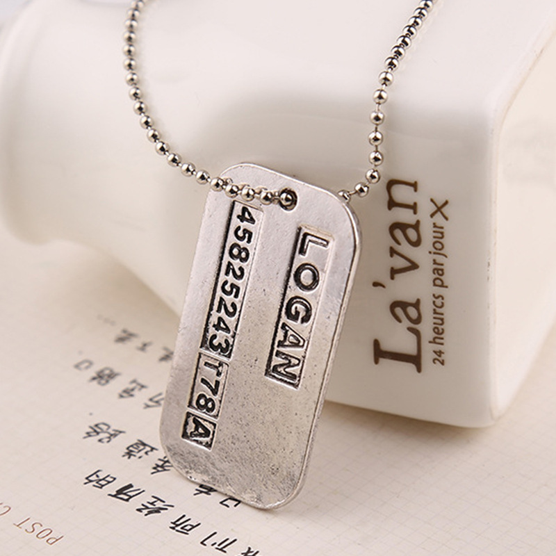 X 남자 목걸이 로건 휴 잭맨 개 태그 육군 군사 Do - Mens Dog Tag Necklace 리뷰 및 가격