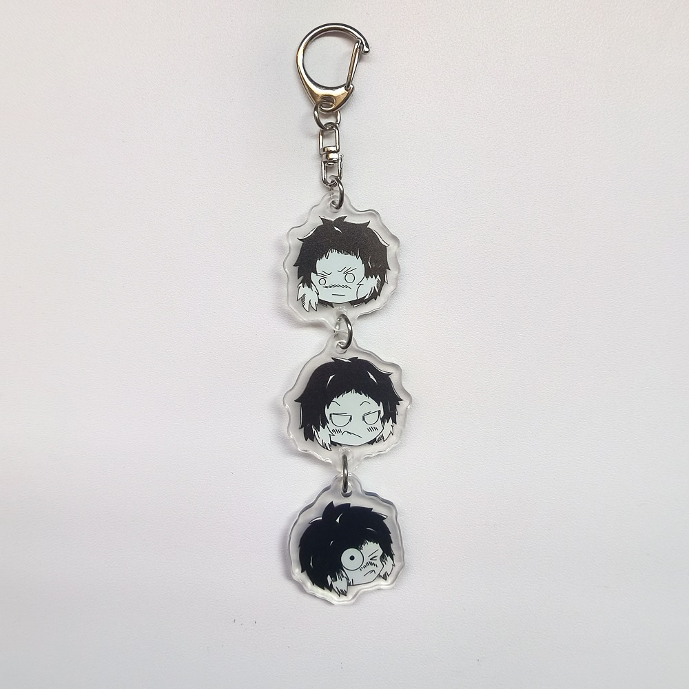 애니메이션 키체인 트레이 개 아크릴 스시 나카지마 다자 - Mens Dog Tag Necklace 리뷰 및 가격