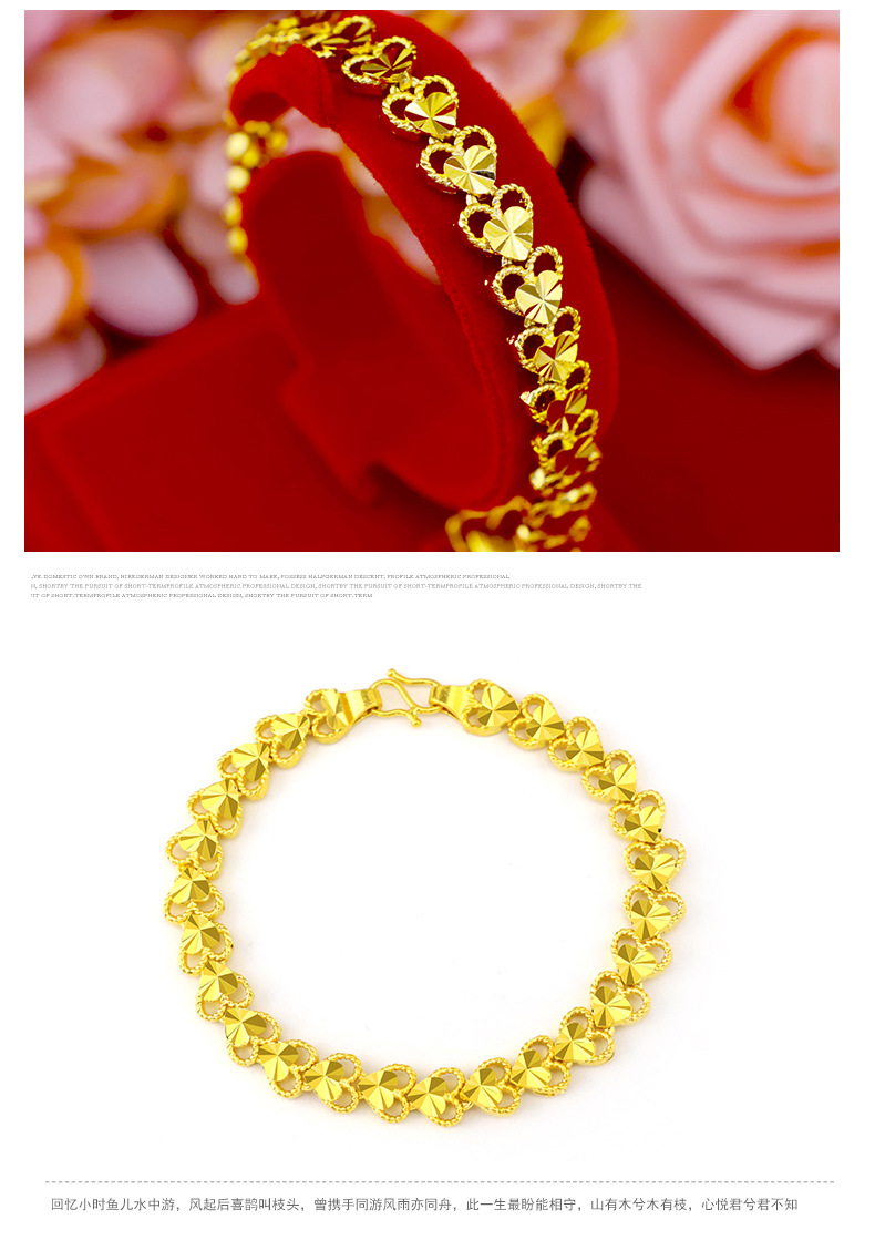 패셔너블한 18K 골드 팔찌 남녀공용, 웨딩 약혼 럭셔 - Fine Jewelry Watches Women 리뷰 및 가격